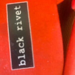 Black Rivet orange rhinestone dual strap sandals Women’s 5.5 if fit more like 6